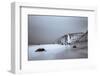 Golden Gate Bridge in the fog-Belinda Shi-Framed Photographic Print