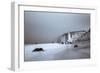 Golden Gate Bridge in the fog-Belinda Shi-Framed Photographic Print