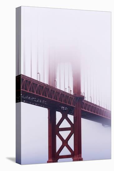 Golden Gate Bridge in the Mist, San Francisco, California, United States of America, North America-Jean Brooks-Stretched Canvas