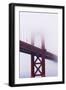 Golden Gate Bridge in the Mist, San Francisco, California, United States of America, North America-Jean Brooks-Framed Premium Photographic Print