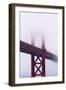 Golden Gate Bridge in the Mist, San Francisco, California, United States of America, North America-Jean Brooks-Framed Photographic Print