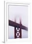 Golden Gate Bridge in the Mist, San Francisco, California, United States of America, North America-Jean Brooks-Framed Photographic Print