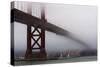 Golden Gate Bridge in the Mist, San Francisco, California, United States of America, North America-Jean Brooks-Stretched Canvas