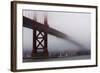 Golden Gate Bridge in the Mist, San Francisco, California, United States of America, North America-Jean Brooks-Framed Photographic Print