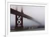 Golden Gate Bridge in the Mist, San Francisco, California, United States of America, North America-Jean Brooks-Framed Photographic Print