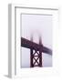 Golden Gate Bridge in the Mist, San Francisco, California, United States of America, North America-Jean Brooks-Framed Photographic Print