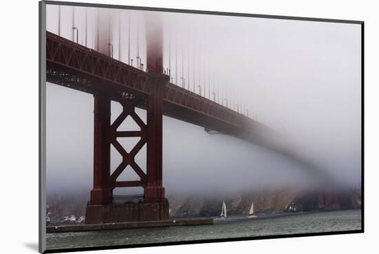 Golden Gate Bridge in the Mist, San Francisco, California, United States of America, North America-Jean Brooks-Mounted Photographic Print
