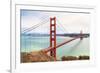 Golden Gate Bridge on Foggy Day, San Francisco, California-Zechal-Framed Photographic Print