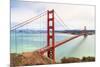 Golden Gate Bridge on Foggy Day, San Francisco, California-Zechal-Mounted Photographic Print