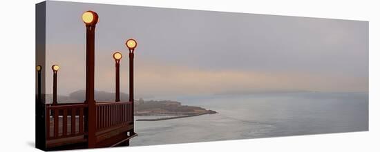 Golden Gate Bridge Pano #129-Alan Blaustein-Stretched Canvas