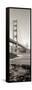 Golden Gate Bridge Pano #2-Alan Blaustein-Framed Stretched Canvas