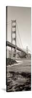 Golden Gate Bridge Pano #2-Alan Blaustein-Stretched Canvas