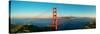 Golden Gate Bridge Panorama in San Francisco as the Famous Landmark.-Songquan Deng-Stretched Canvas