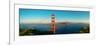 Golden Gate Bridge Panorama in San Francisco as the Famous Landmark.-Songquan Deng-Framed Photographic Print