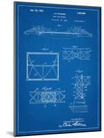 Golden Gate Bridge Patent, Long Span Bridge-null-Mounted Art Print