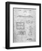 Golden Gate Bridge Patent, Long Span Bridge-Cole Borders-Framed Art Print