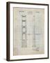 Golden Gate Bridge Patent-Cole Borders-Framed Art Print