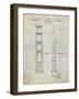 Golden Gate Bridge Patent-Cole Borders-Framed Art Print