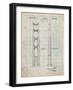 Golden Gate Bridge Patent-Cole Borders-Framed Art Print
