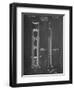 Golden Gate Bridge Patent-null-Framed Art Print