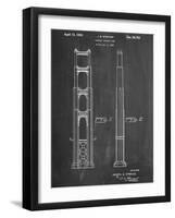 Golden Gate Bridge Patent-null-Framed Art Print