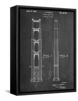 Golden Gate Bridge Patent-null-Framed Stretched Canvas