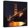 Golden Gate Bridge Retro View-Vincent James-Framed Stretched Canvas