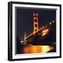 Golden Gate Bridge Retro View-Vincent James-Framed Photographic Print