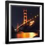 Golden Gate Bridge Retro View-Vincent James-Framed Photographic Print