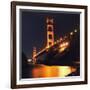 Golden Gate Bridge Retro View-Vincent James-Framed Photographic Print