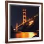 Golden Gate Bridge Retro View-Vincent James-Framed Photographic Print