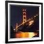 Golden Gate Bridge Retro View-Vincent James-Framed Photographic Print