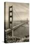 Golden Gate Bridge, San Francisco, California, Photo-null-Stretched Canvas