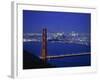 Golden Gate Bridge, San Francisco, California, United States of America, North America-null-Framed Photographic Print