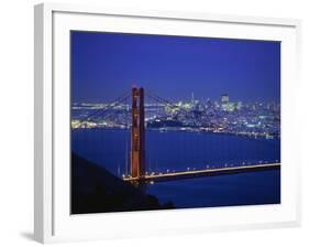 Golden Gate Bridge, San Francisco, California, United States of America, North America-null-Framed Photographic Print