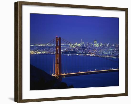 Golden Gate Bridge, San Francisco, California, United States of America, North America-null-Framed Photographic Print