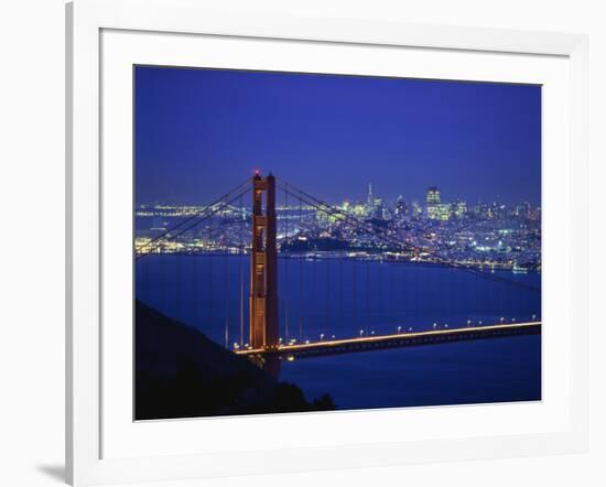 Golden Gate Bridge, San Francisco, California, United States of America, North America-null-Framed Photographic Print