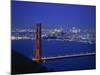 Golden Gate Bridge, San Francisco, California, United States of America, North America-null-Mounted Photographic Print
