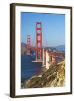 Golden Gate Bridge, San Francisco, California, United States of America, North America-Miles-Framed Photographic Print