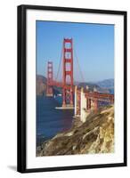 Golden Gate Bridge, San Francisco, California, United States of America, North America-Miles-Framed Photographic Print