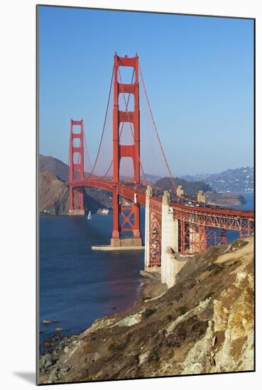 Golden Gate Bridge, San Francisco, California, United States of America, North America-Miles-Mounted Photographic Print