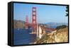 Golden Gate Bridge, San Francisco, California, United States of America, North America-Miles-Framed Stretched Canvas