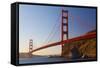 Golden Gate Bridge, San Francisco, California, United States of America, North America-Miles-Framed Stretched Canvas