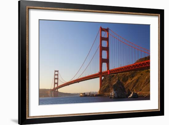 Golden Gate Bridge, San Francisco, California, United States of America, North America-Miles-Framed Photographic Print