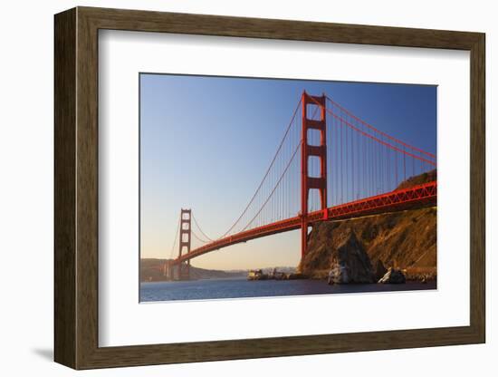 Golden Gate Bridge, San Francisco, California, United States of America, North America-Miles-Framed Photographic Print