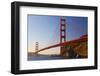 Golden Gate Bridge, San Francisco, California, United States of America, North America-Miles-Framed Photographic Print