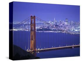 Golden Gate Bridge, San Francisco, California, USA-Walter Bibikow-Stretched Canvas