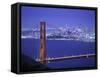 Golden Gate Bridge, San Francisco, California, USA-Walter Bibikow-Framed Stretched Canvas