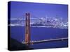 Golden Gate Bridge, San Francisco, California, USA-Walter Bibikow-Stretched Canvas