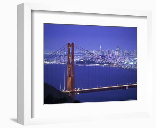 Golden Gate Bridge, San Francisco, California, USA-Walter Bibikow-Framed Photographic Print